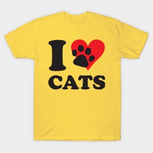 I Love Cats T-Shirt